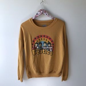 The Beatles dark yellow long sleeve tee!!